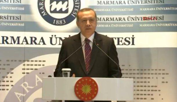 Erdoğan Marmara Üniversitesi'nde konuştu İZLE