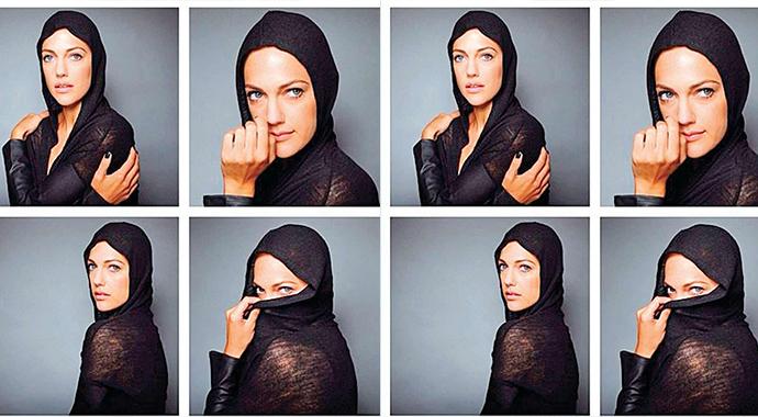 Meryem Uzerli'nin peçeli pozlarının sırrı