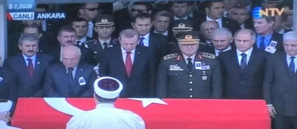 Doğan Güreş'in cenazesine Tansu Çiller de katıldı