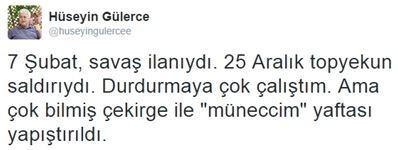 Hüseyin Gülerce'den 7 Şubat ve 25 Aralık açıklaması