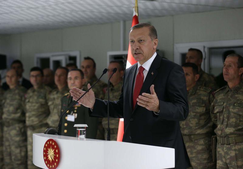 Erdoğan Afganistan'daki Doğan Kışlası'nda konuştu