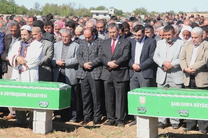 Eski Suruç belediye başkanı ve oğlu toprağa verildi
