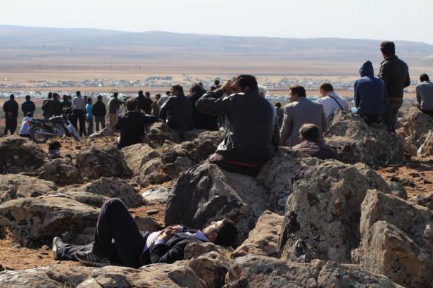 Suriye sınırında çaylı simitli çatışma seyri