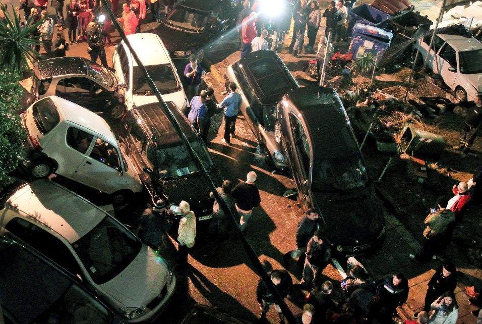 Atina'yı sel bastı