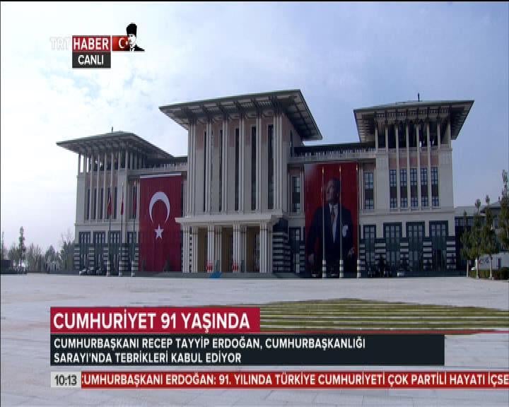 Cumhurbaşkanlığı Sarayı kapılarını açtı İZLE