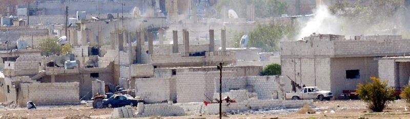 ÖSO Peşmergeden önce Kobani'ye ulaştı İZLE