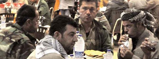 Peşmergenin lokanta ücretini valilik karşıladı