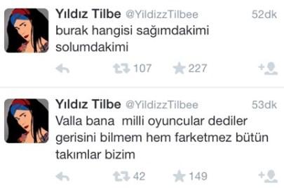 Yıldız Tilbe'den milli takım gafı