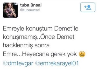 Demet Evgar'ın hesabı hack'lendi