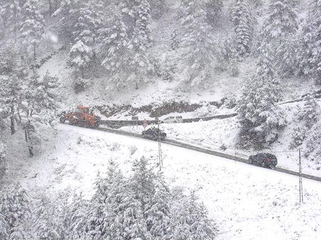 Karadeniz'e kar yağdı