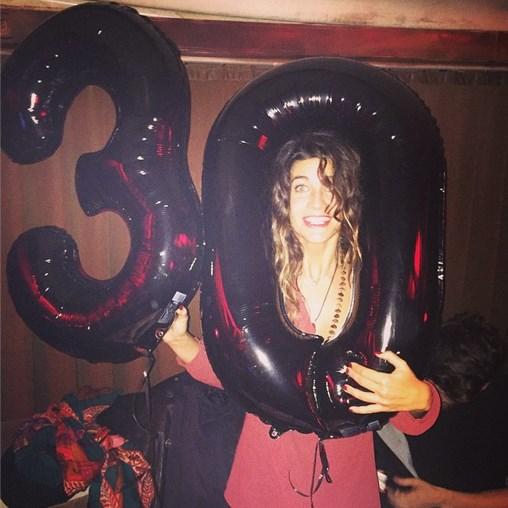 Berrak Tüzünataç 30'uncu yaşını kutladı