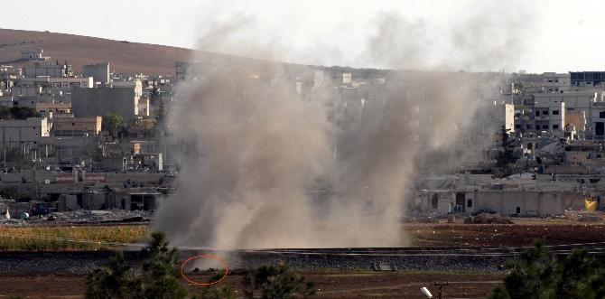 Suriye'de YPG'liler havan topuyla vuruldu