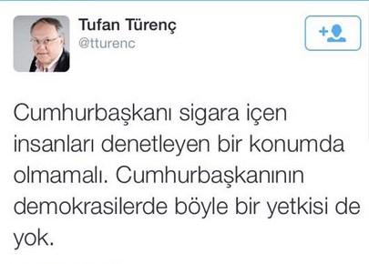 Sosyal medyada sigara tepkisi