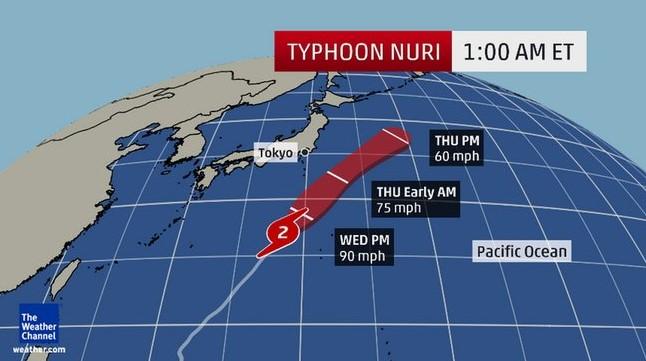 Amerika Nuri tayfunu için alarmda