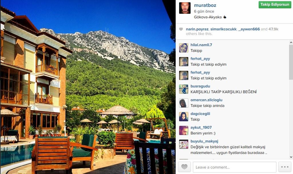 Murat Boz Tarkan'ın eski aşkıyla tatilde iddiası