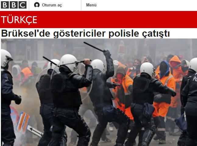 BBC Türkçe'nin dili Taksim'de başka Brüksel'de başka