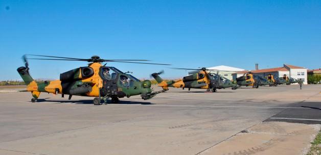 5 ATAK helikopteri Malatya'ya konuşlandı