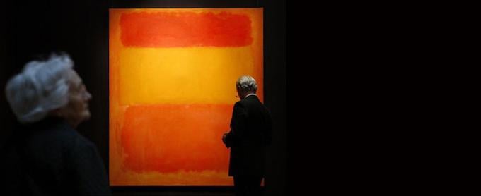 Mark Rothko'nun soyut tabloları 76 milyon dolara satıldı