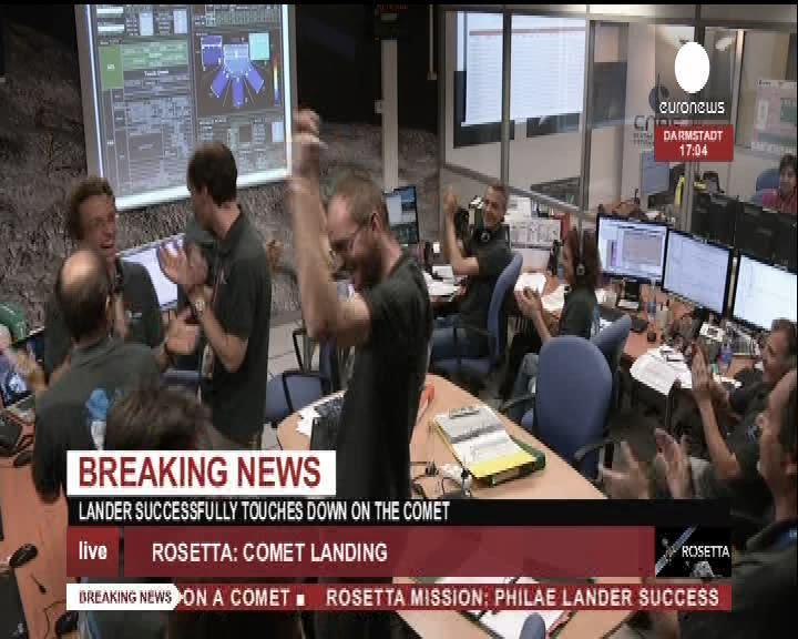 Philae uzay aracı kuyruklu yıldıza başarıyla indi