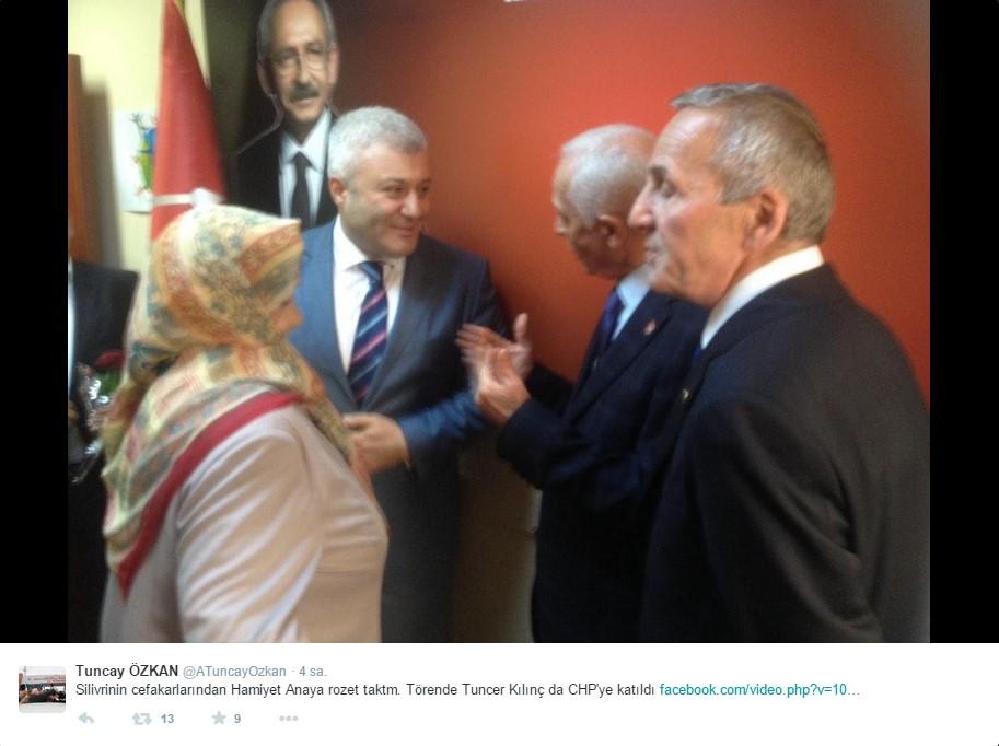 Tuncay Kılınç CHP'ye katıldı