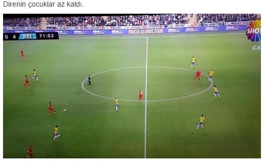 Brezilya A Milliler'i dağıtınca..