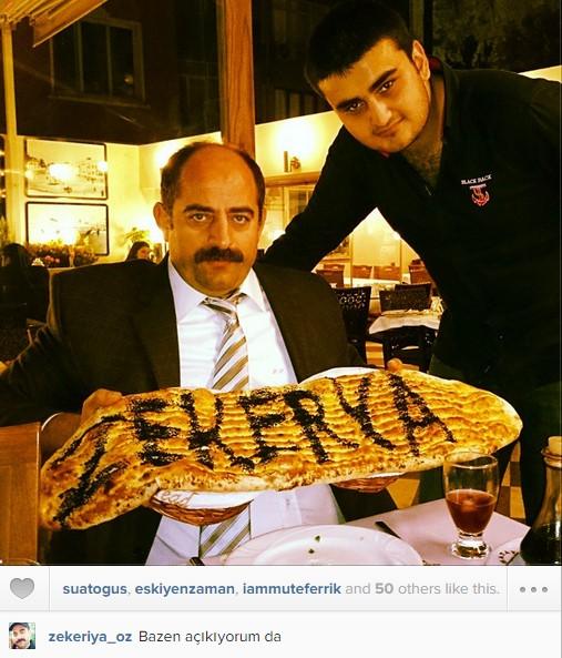 Zekeriya Öz tırnaklı lavaşa ismini yazdırdı