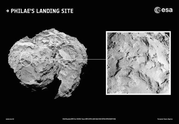 Philae uzay aracı kuyruklu yıldıza başarıyla indi