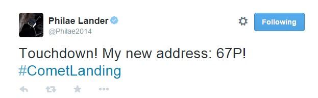 Philae uzay aracı kuyruklu yıldıza başarıyla indi