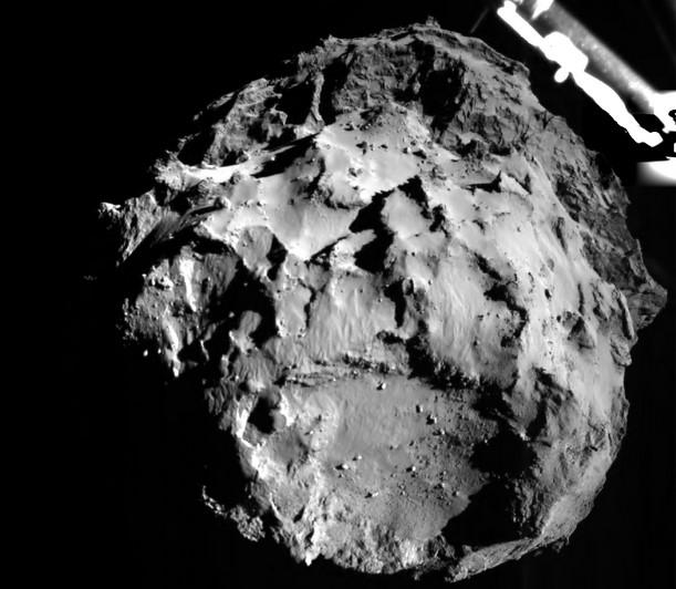 Philae uzay aracından kuyruklu yıldızın ilk fotoğrafı