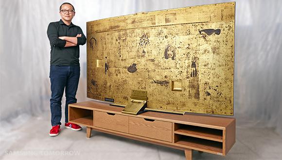 Samsung altın kaplama TV üretti