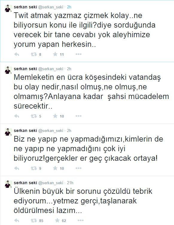 Deniz Seki'ye kardeşi Serkan Seki'den destek