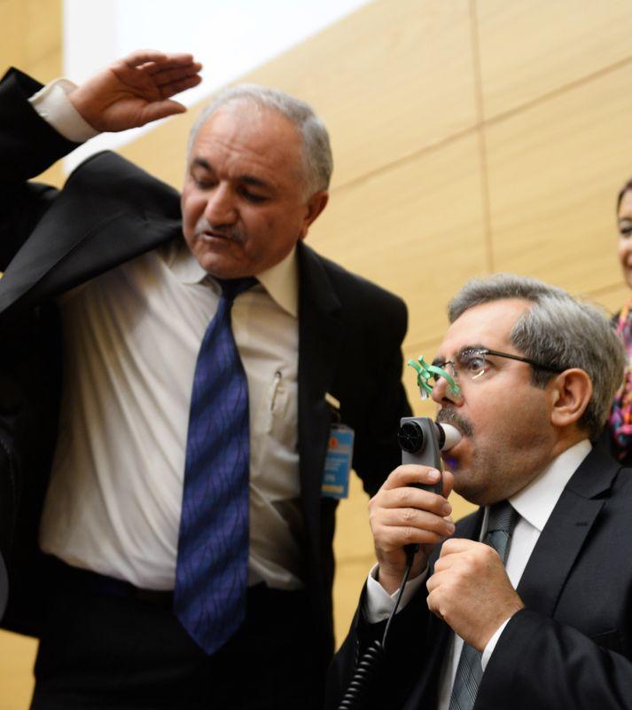 TBMM'de milletvekillerine KOAH testi