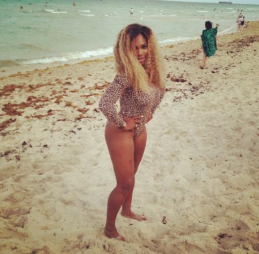 Serena Williams iç çamaşırı mankeni oldu