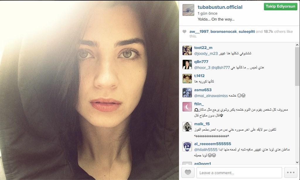 Bergüzar Korel makyajsız görüntülendi