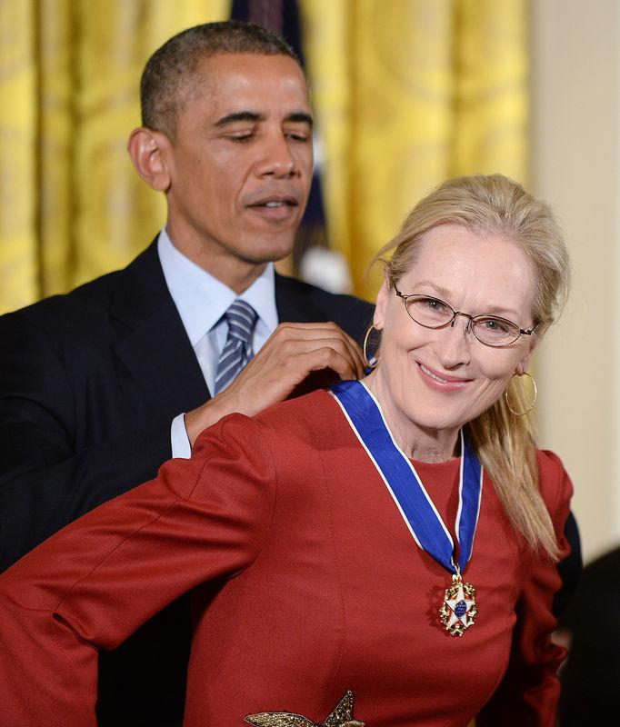 Obama: Meryl Streep'e aşığım bunu Michelle de biliyor