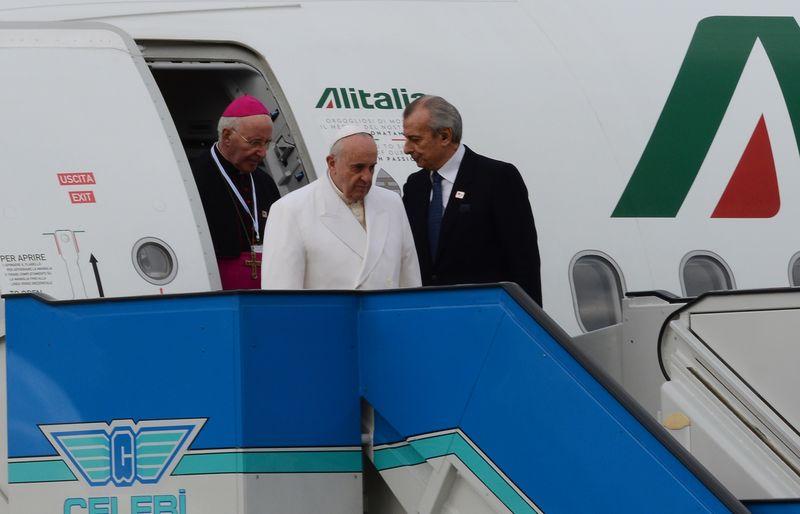 Papa Franciscus  Türkiye'ye geldi