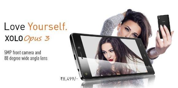 Hindistan markası Xolo Opus 3 tanıtıldı