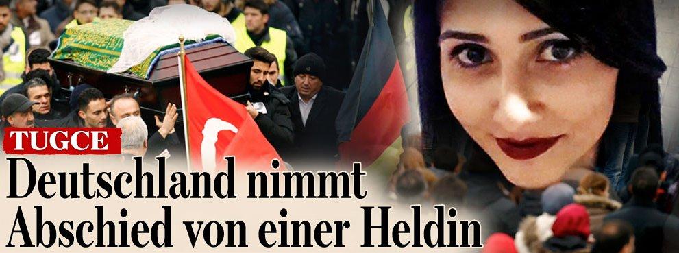 Alman basını Tuğçe'yi kahraman diye uğurladı