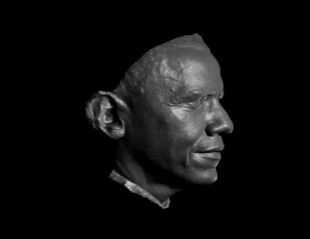 Obama'nın 3 boyutlu büstü yapıldı