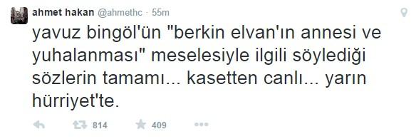 Yavuz Bingöl'den Berkin Elvan açıklaması