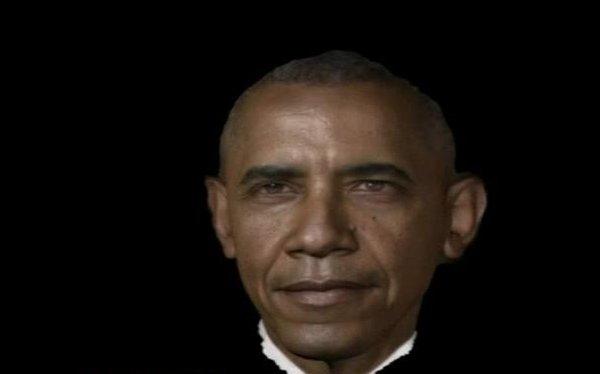 Obama'nın 3 boyutlu büstü yapıldı