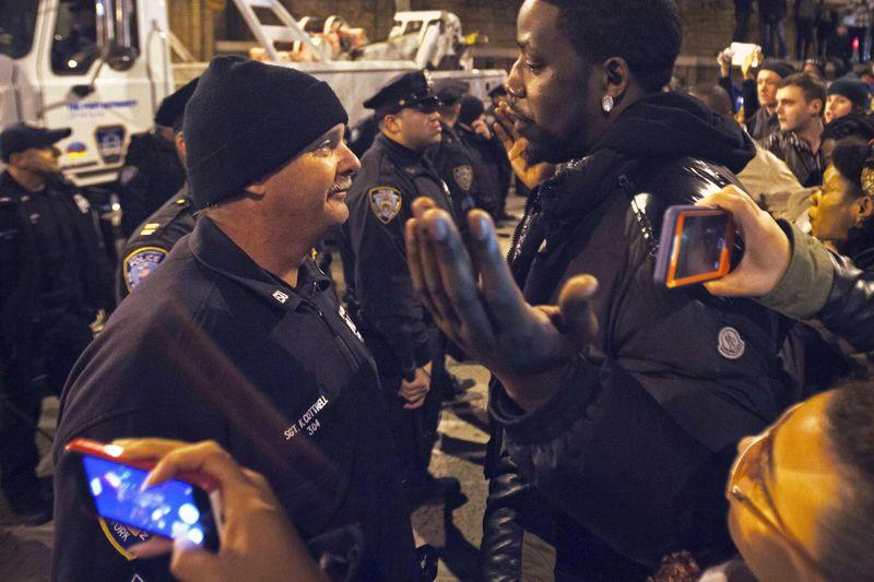 Polis şiddeti protestoları New York'a yayıldı