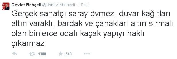Devlet Bahçeli'den Berkin Elvan tweet'i