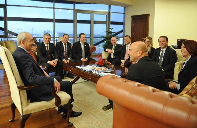 Kemal Kılıçdaroğlu SODEM'i Genel Merkez'de ağırladı