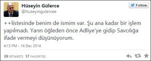 Gözaltı listesinde Hüseyin Gülerce de var