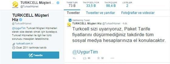 Turkcell'in Twitter hesabı hacklendi