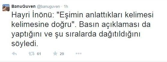 Hayri İnönü Mustafa Sarıgül tehdidini doğruladı