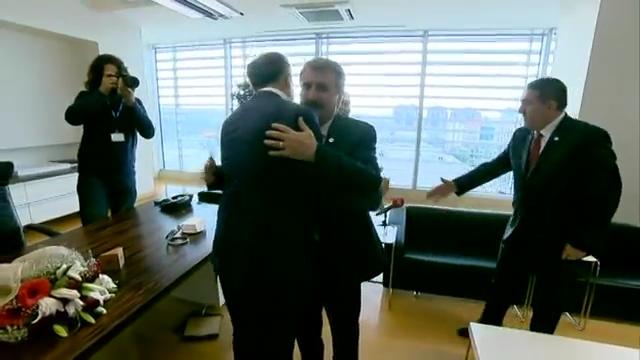 Mustafa Destici Ekrem Dumanlı'yı ziyaret etti