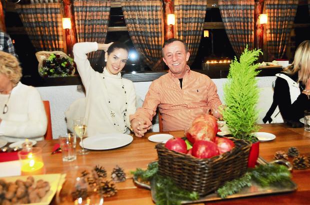 Ali Ağaoğlu Rus sevgilisiyle Uludağ'da