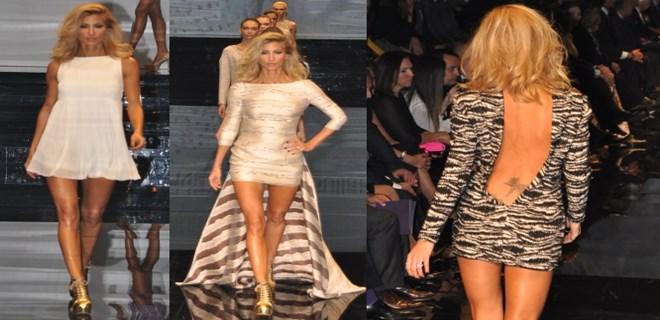 Çağla Şikel Hakan Akkaya defilesinde